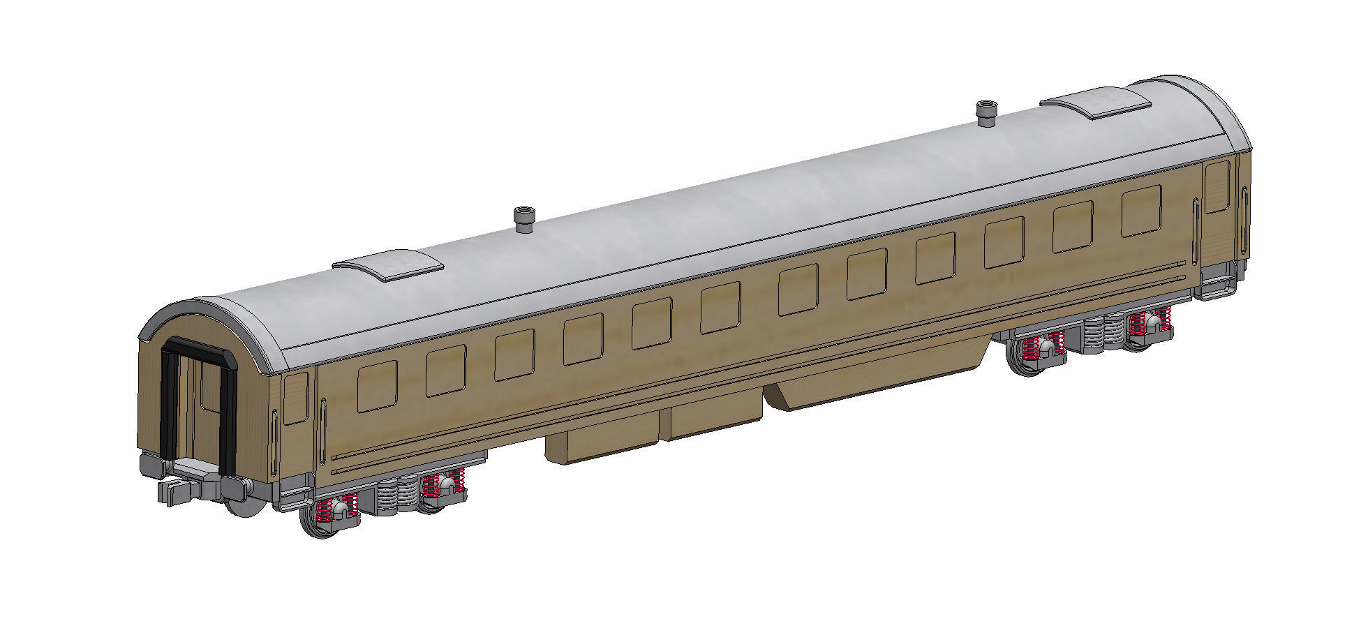 Souvenir for bottle - Ukraine train 3D print model_6