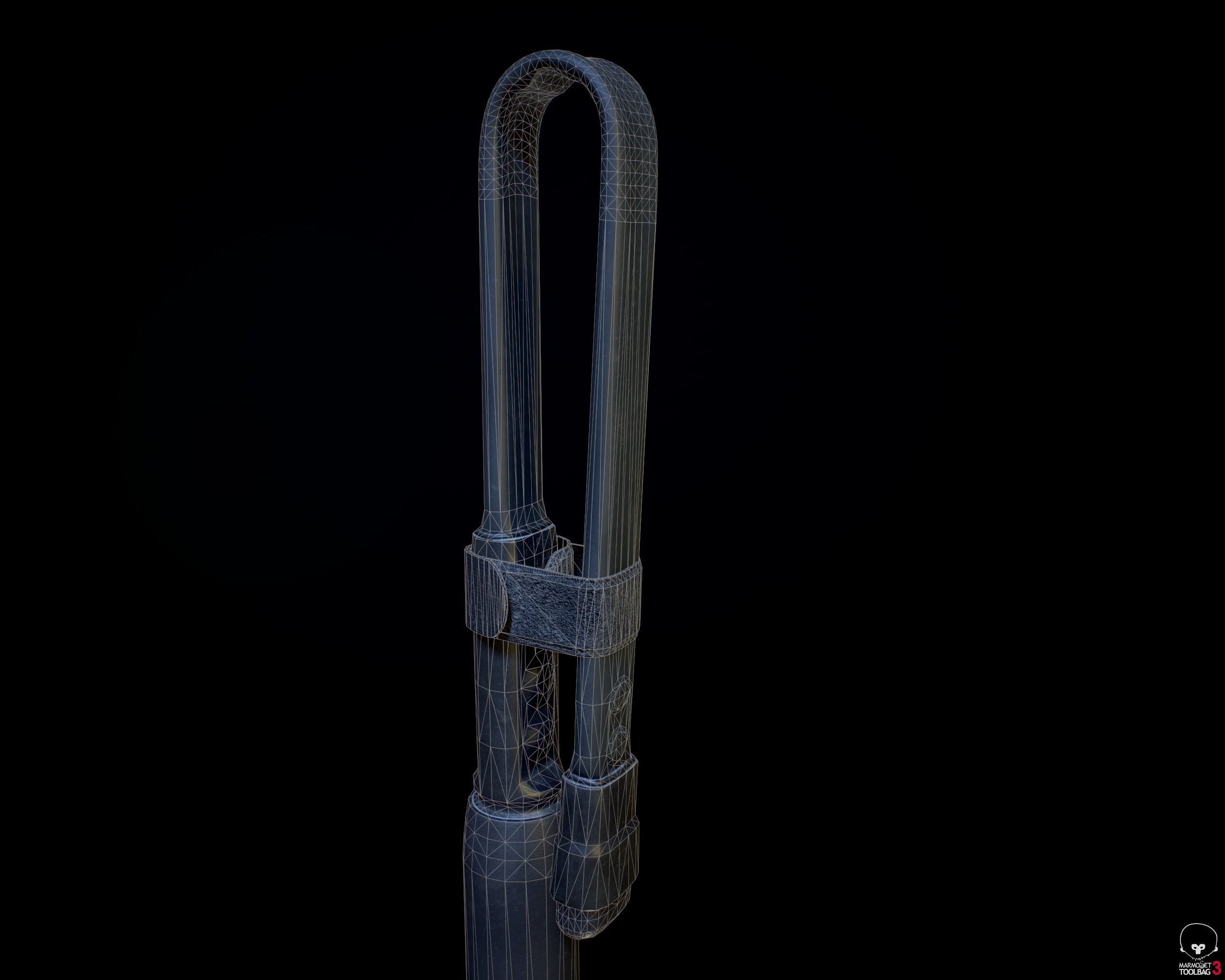 Military Radio AN PRC-152 Low-poly 3D model_26