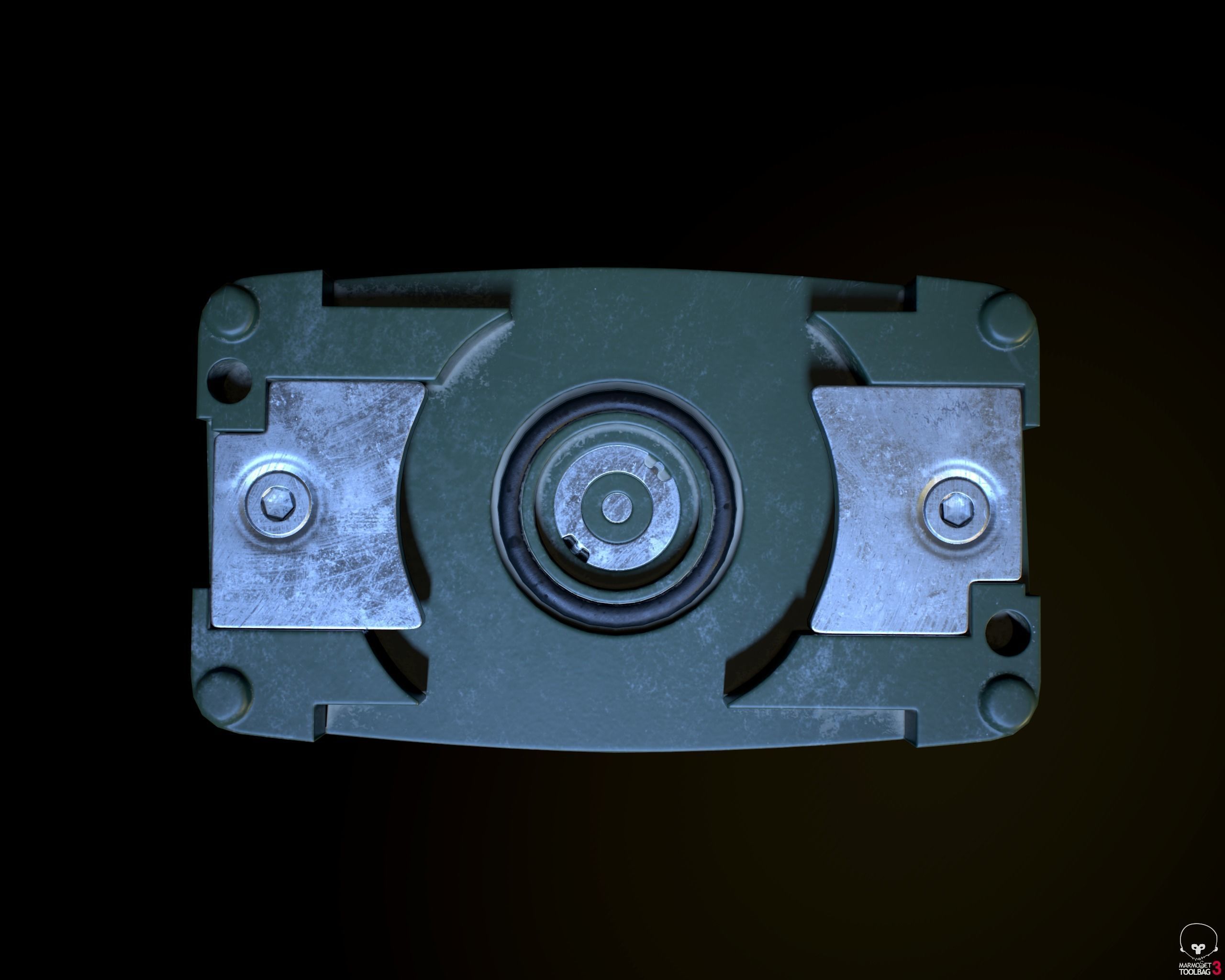 Military Radio AN PRC-152 Low-poly 3D model_15