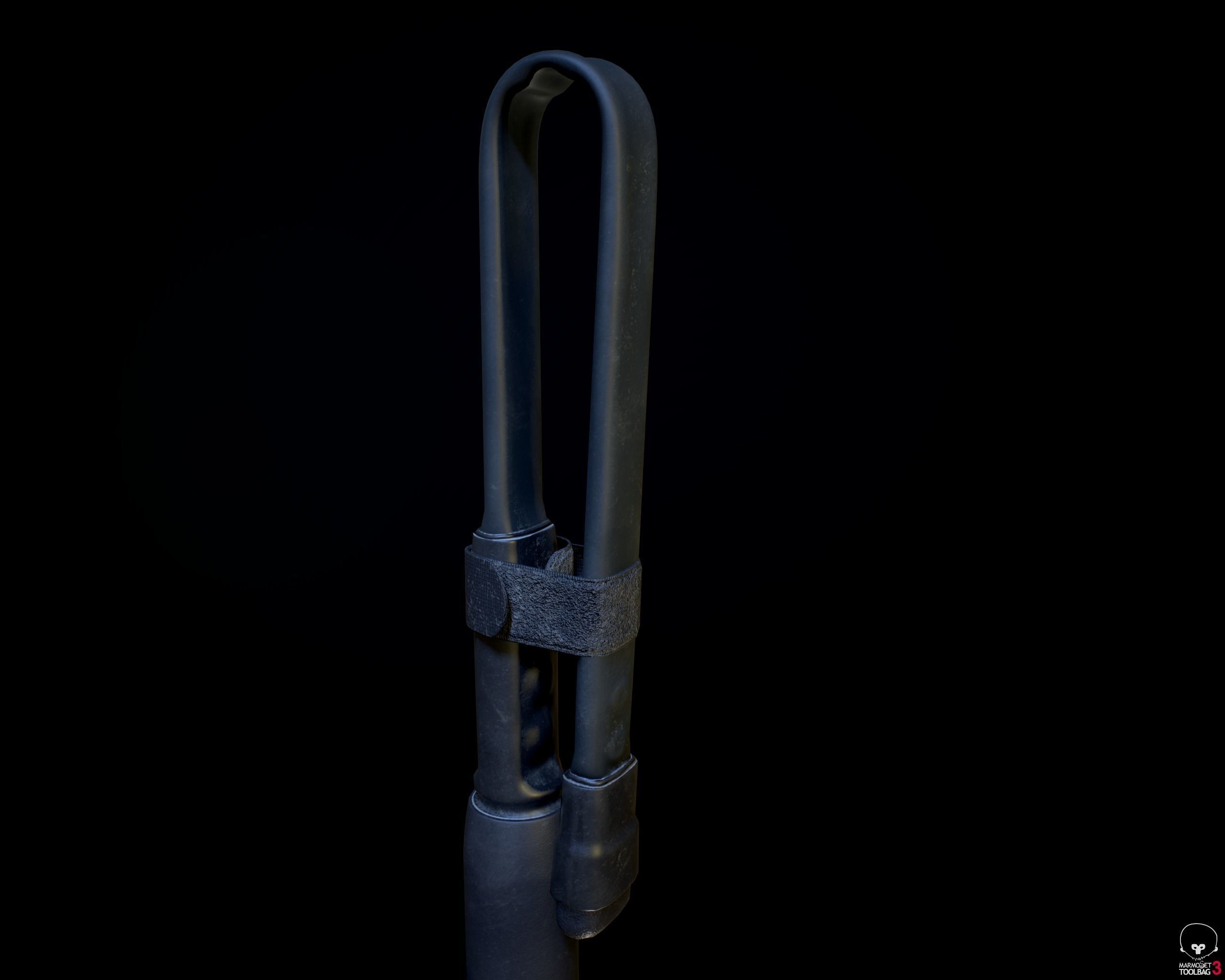 Military Radio AN PRC-152 Low-poly 3D model_25