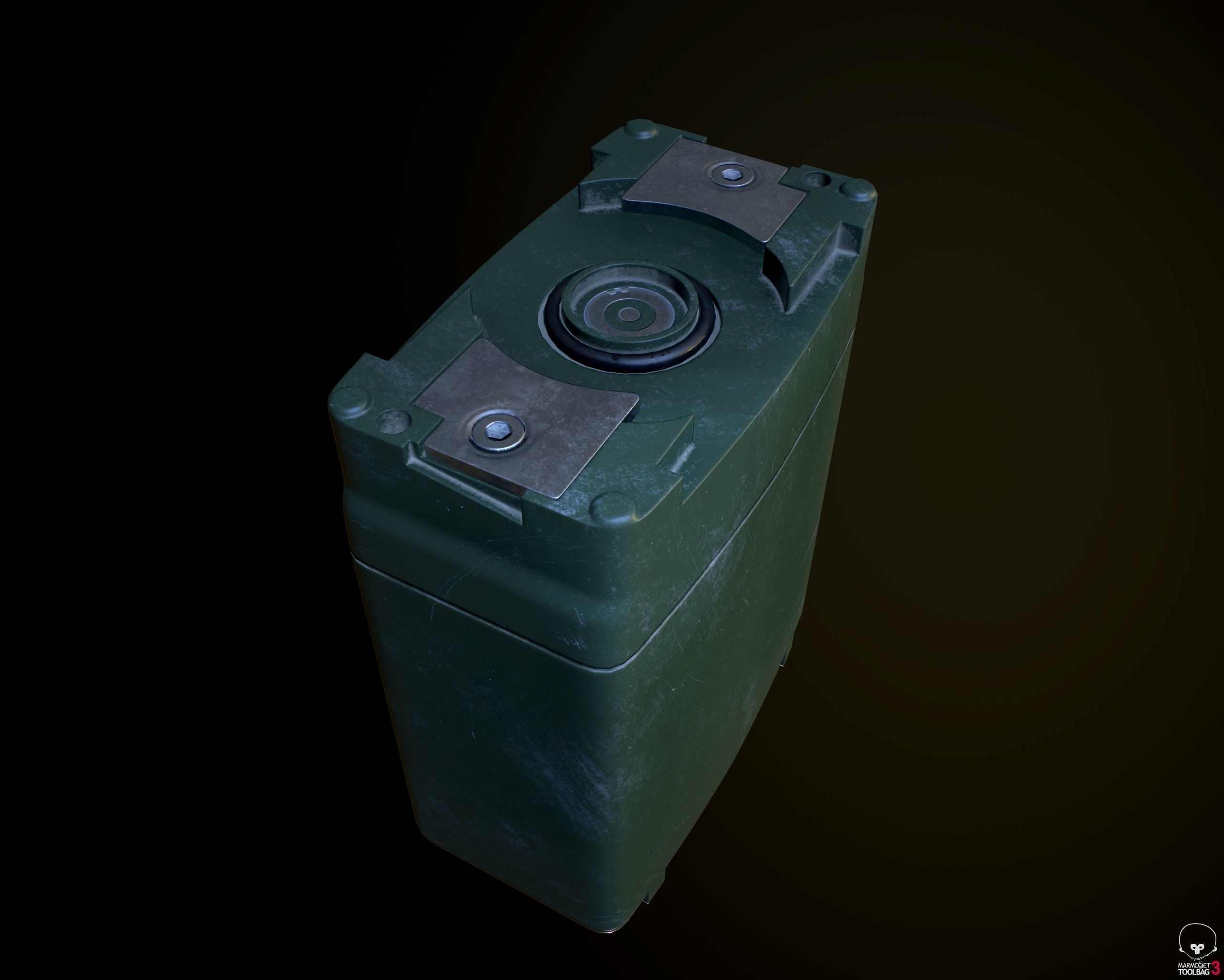 Military Radio AN PRC-152 Low-poly 3D model_18