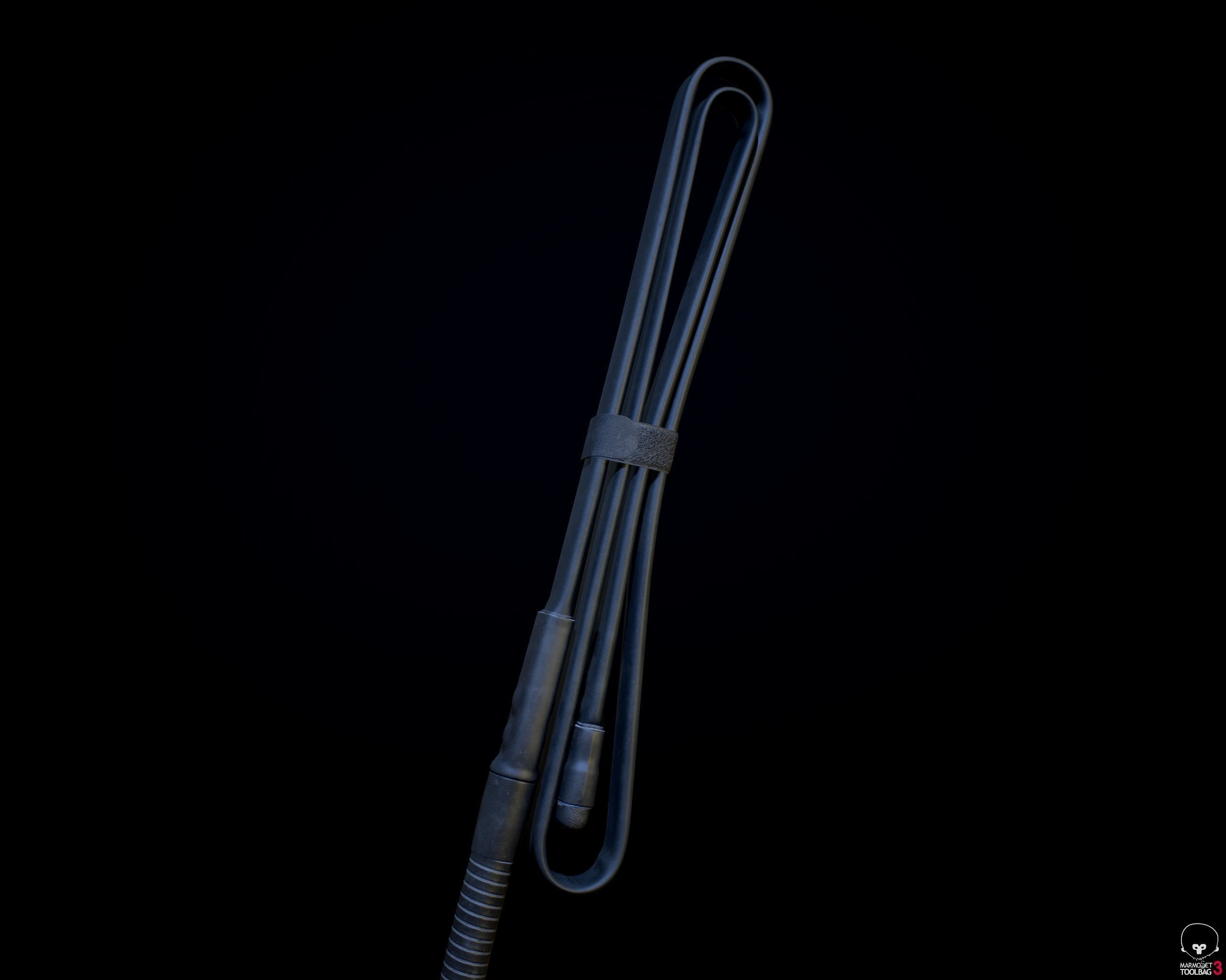 Military Radio AN PRC-152 Low-poly 3D model_31