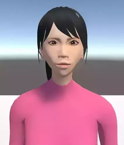 Unity Humanoid Model Female 002 Free 3D model