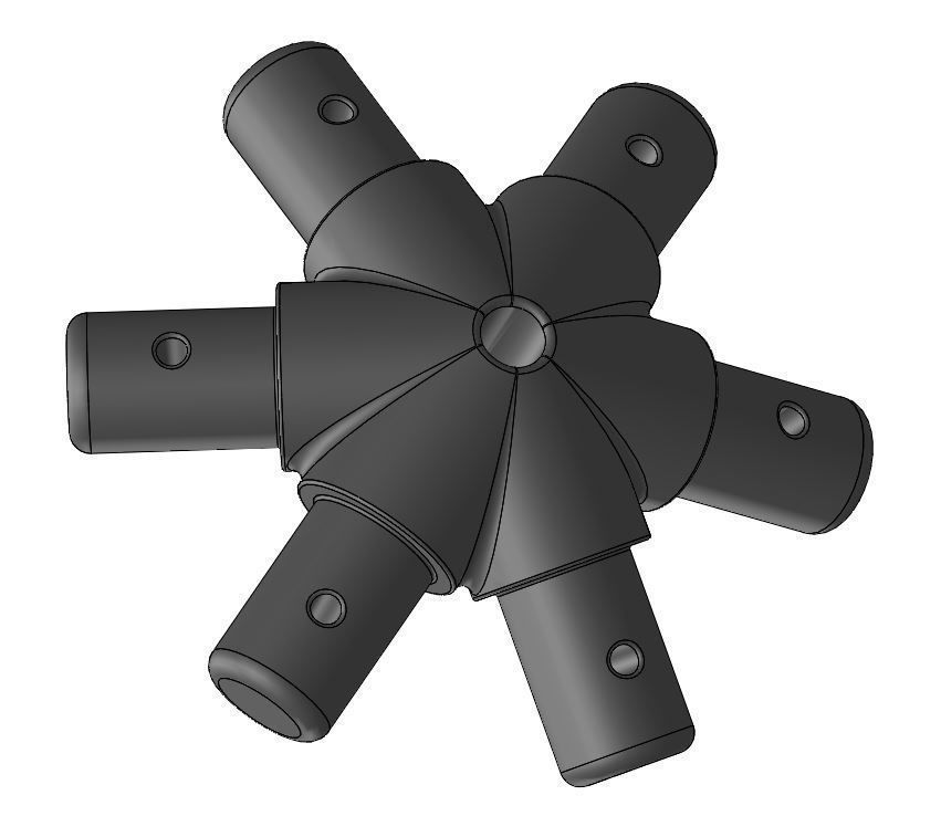 Dome V2 Connector Kit 3D print model_2