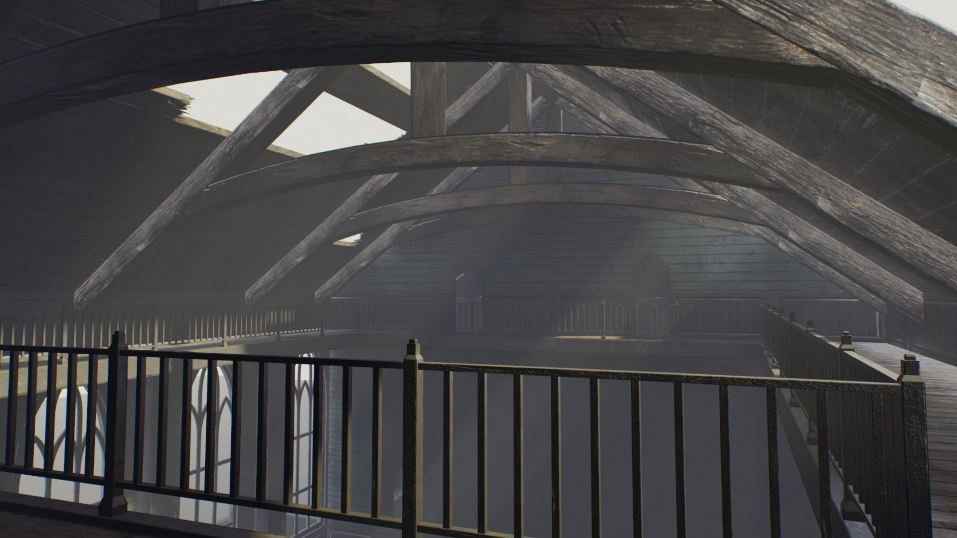 Ruined Church Low-poly 3D model_14