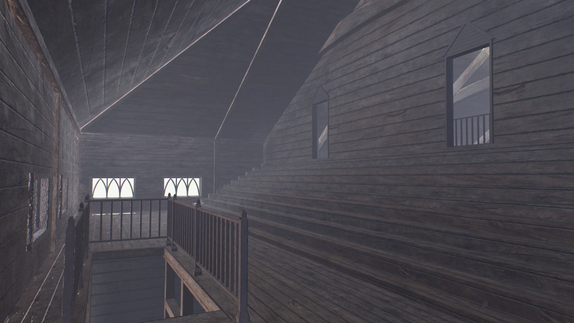 Ruined Church Low-poly 3D model_20