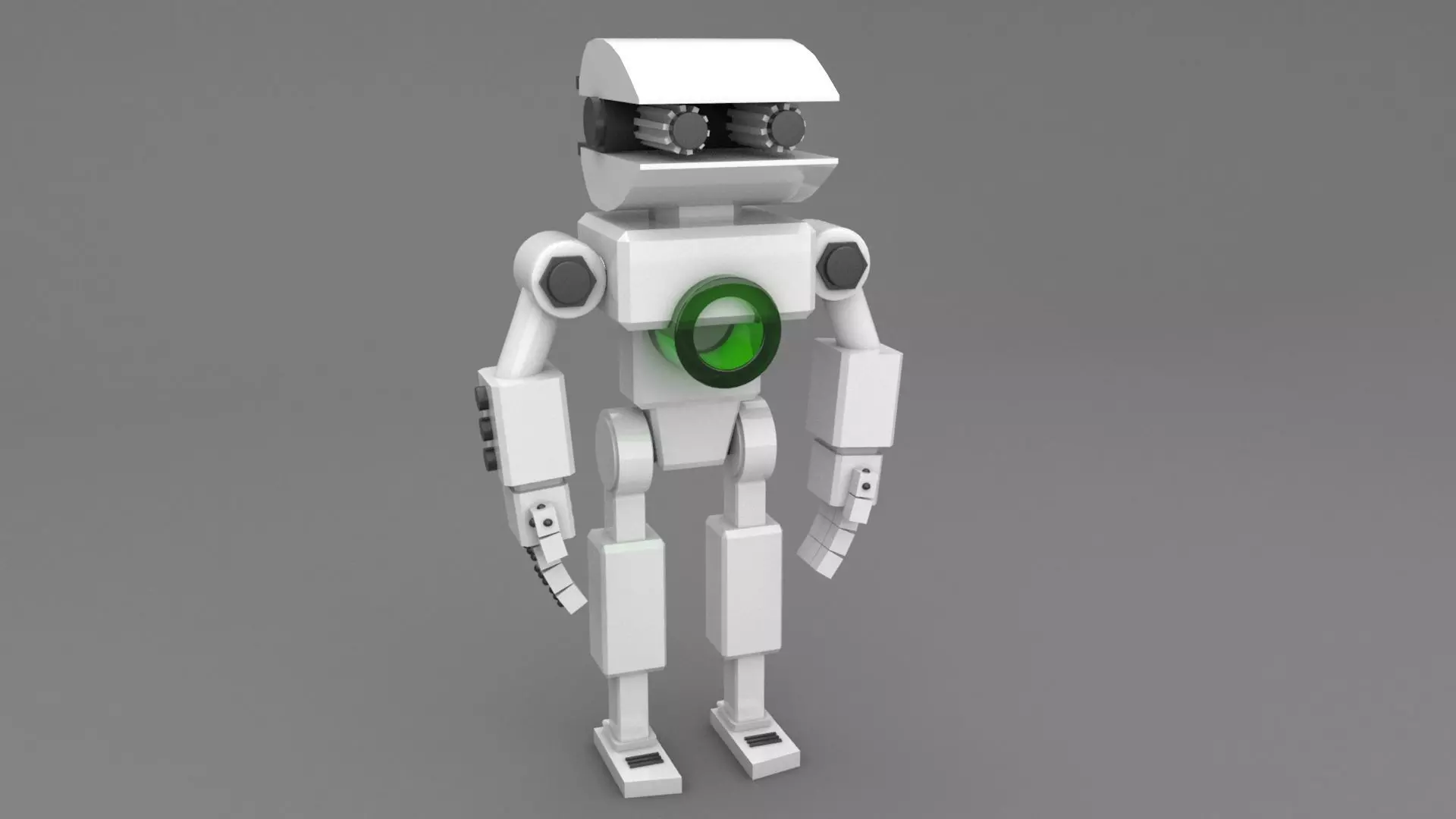 Robot Low-poly 3D model
