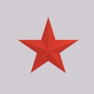 Red star Free 3D model_1