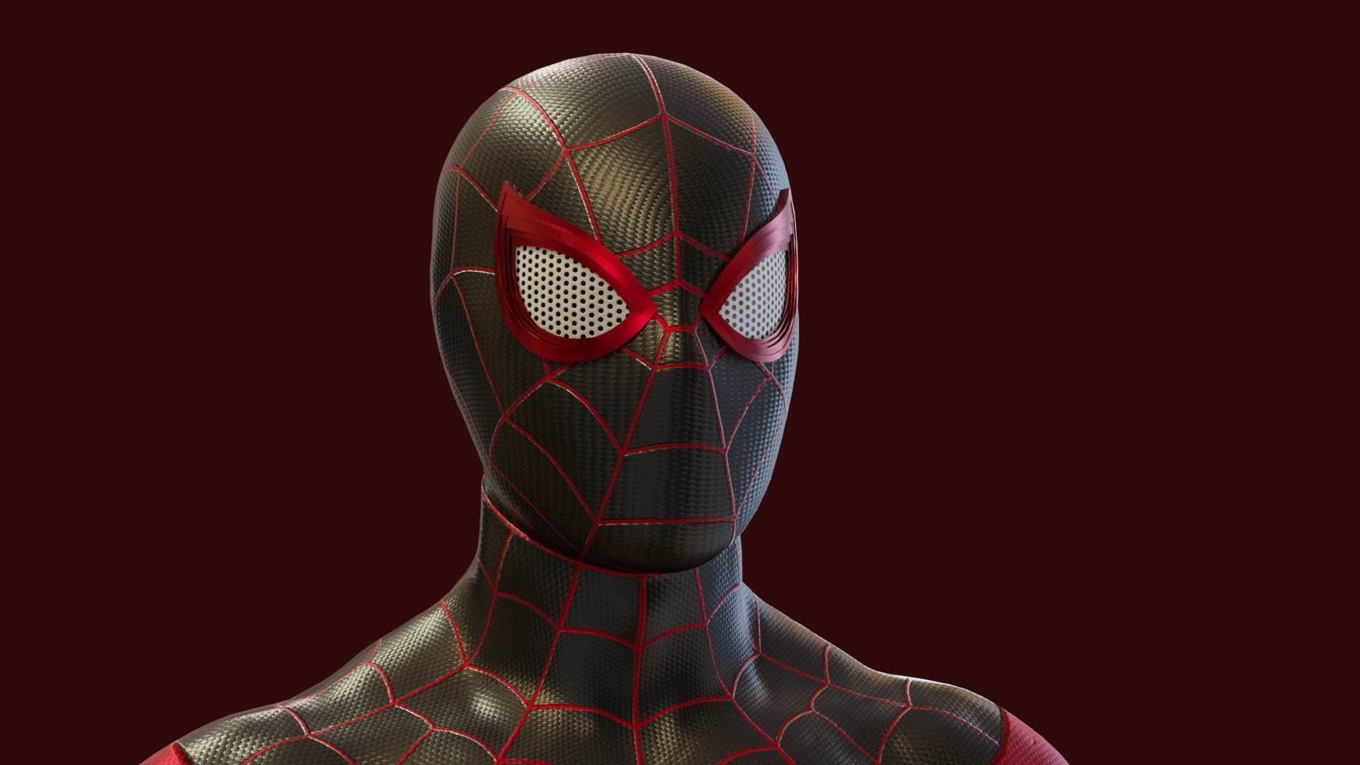 Spider-man Miles Morales PS5 Rigged 3D model_4