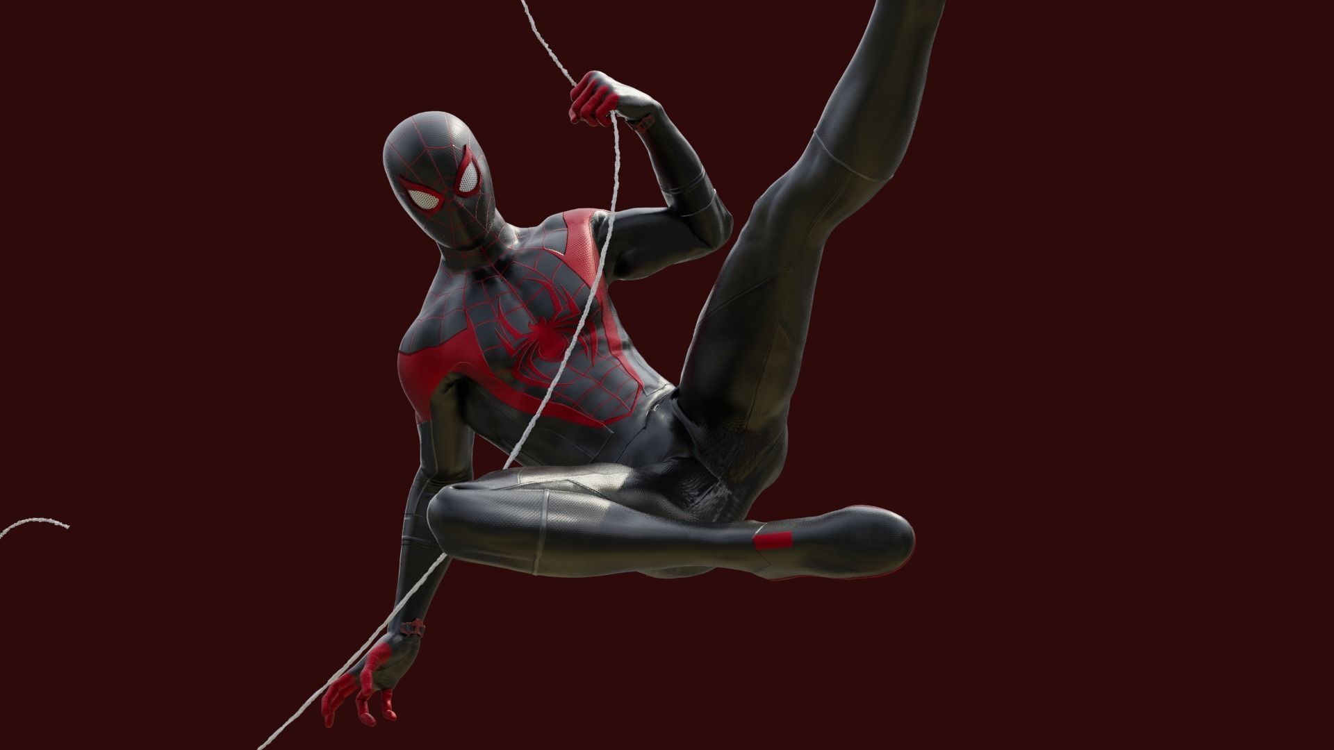 Spider-man Miles Morales PS5 Rigged 3D model_1