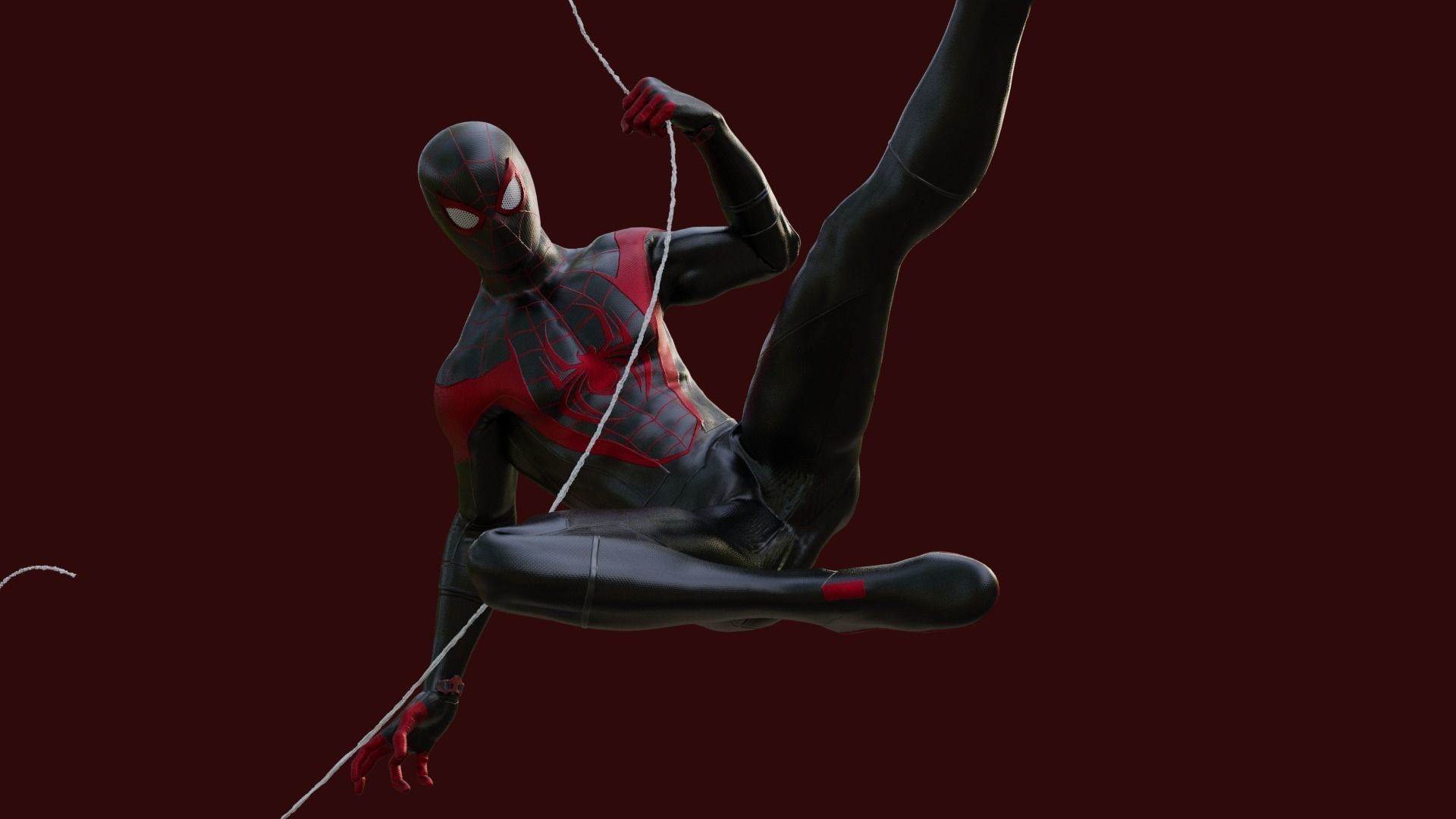 Spider-man Miles Morales PS5 Rigged 3D model_5