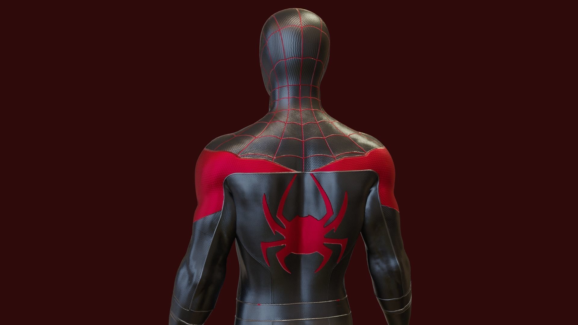 Spider-man Miles Morales PS5 Rigged 3D model_2
