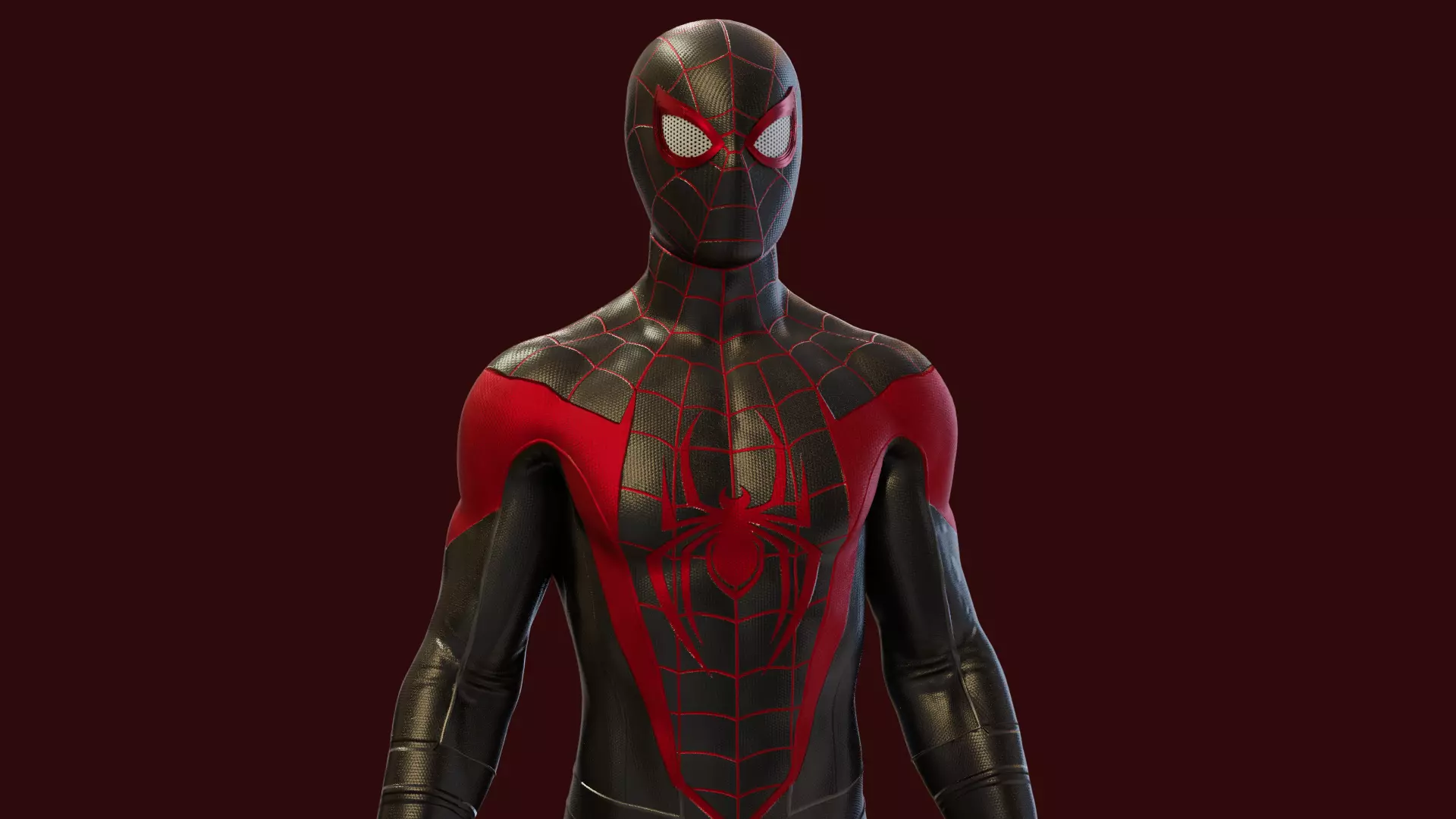 Spider-man Miles Morales PS5 Rigged 3D model_0