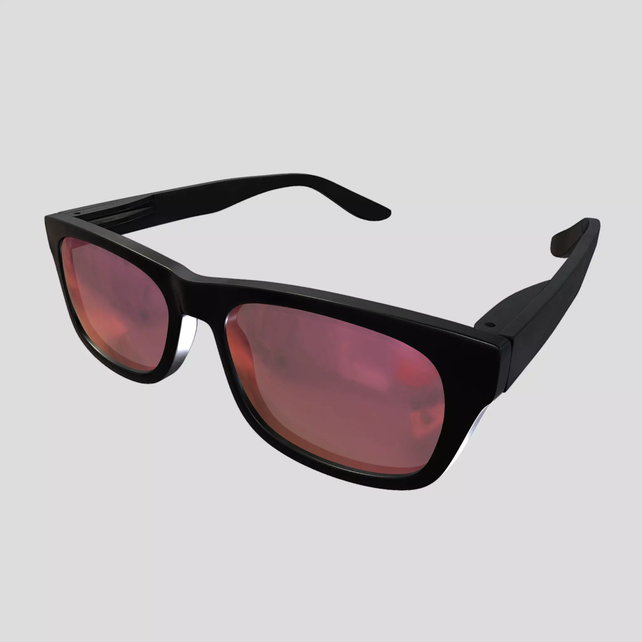 Black Sunglasses 3D model_0