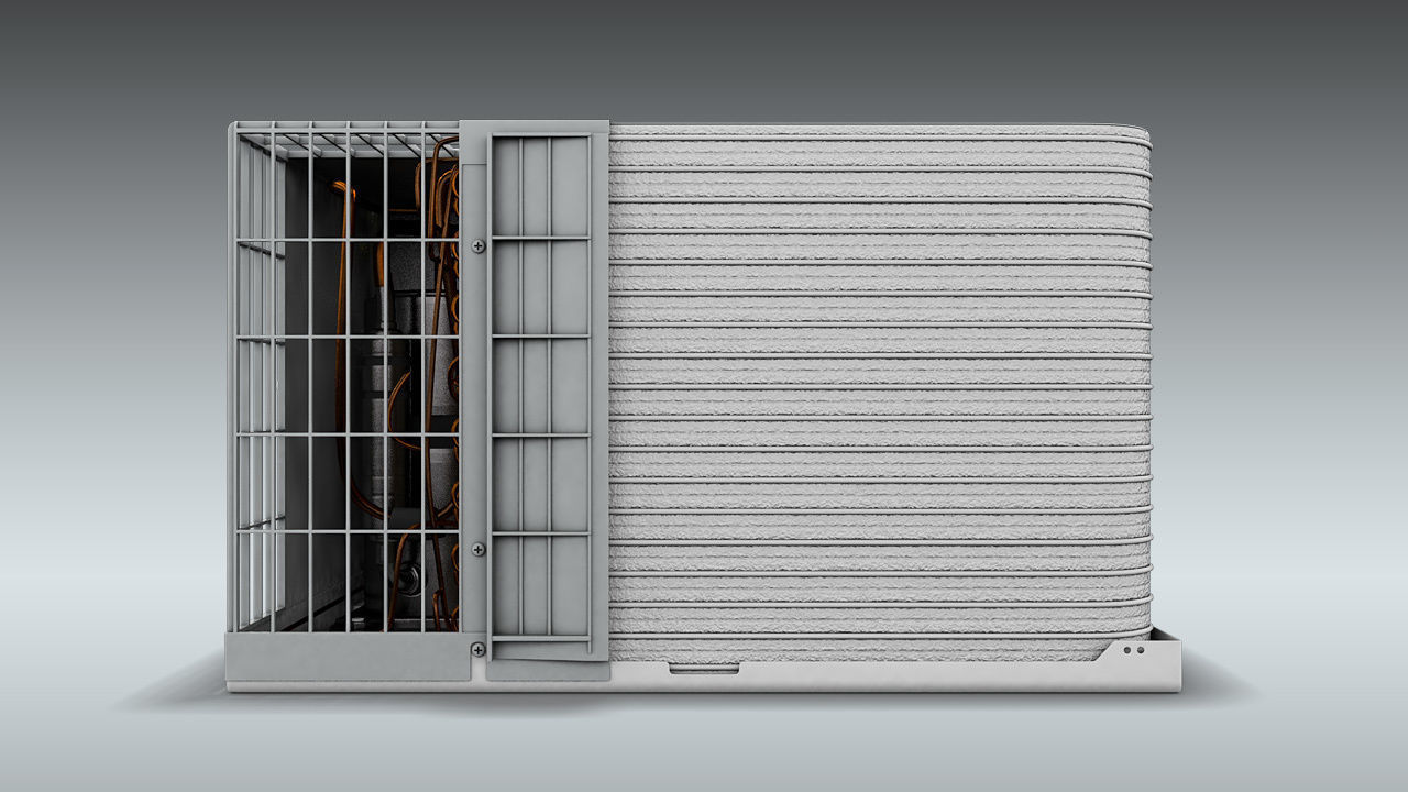 LG Through the Wall Air Conditioner 3D model_5