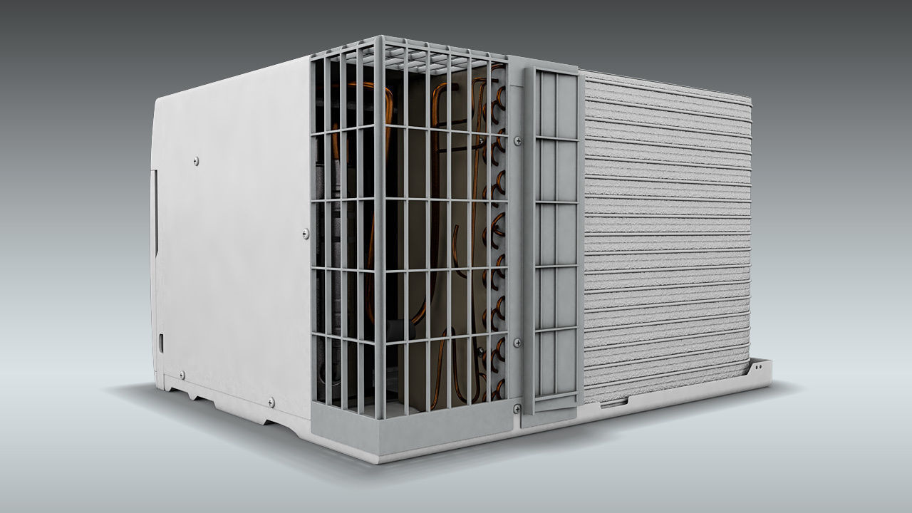 LG Through the Wall Air Conditioner 3D model_4