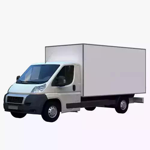 L4H1 truck isothermal van 3D model
