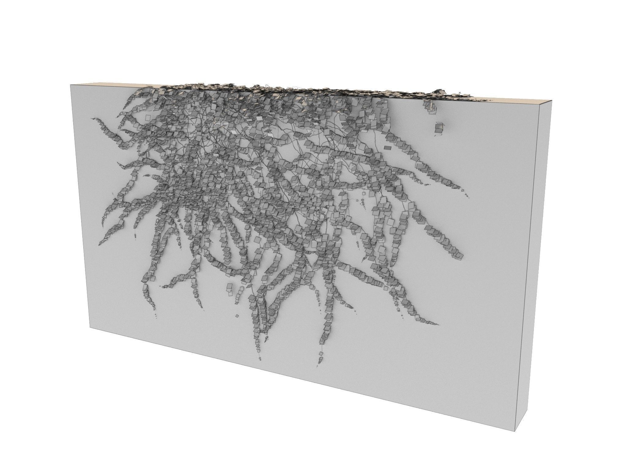 Hanging Ivy Wall Mini Bundle vol 02 3D model_8