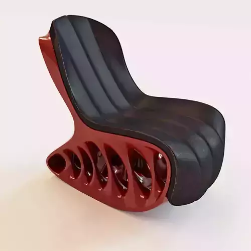Rocking chair Caterpillar 3D model