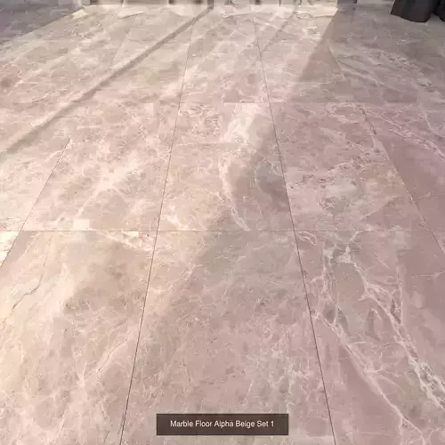 Marble Floor Alpha Beige Set Texture
