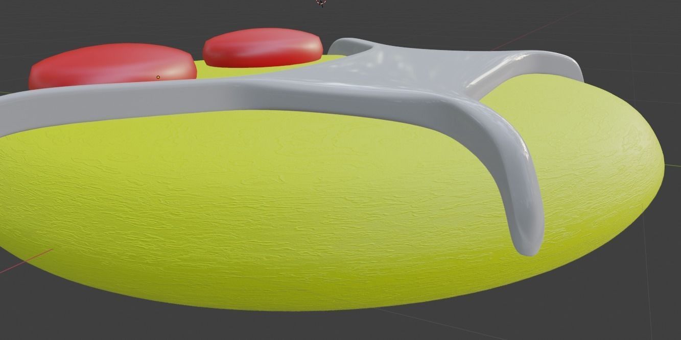 Corona Awareness High Poly Mesh 3D model_2