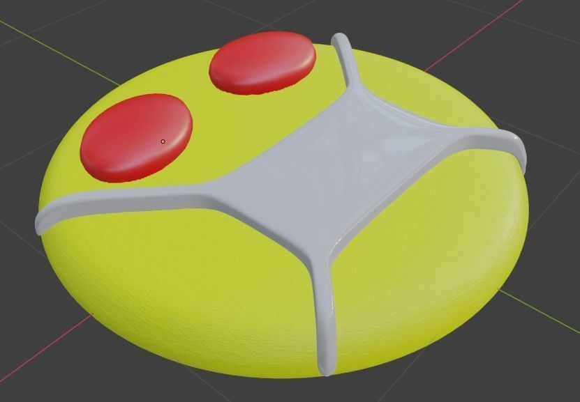 Corona Awareness High Poly Mesh 3D model_1