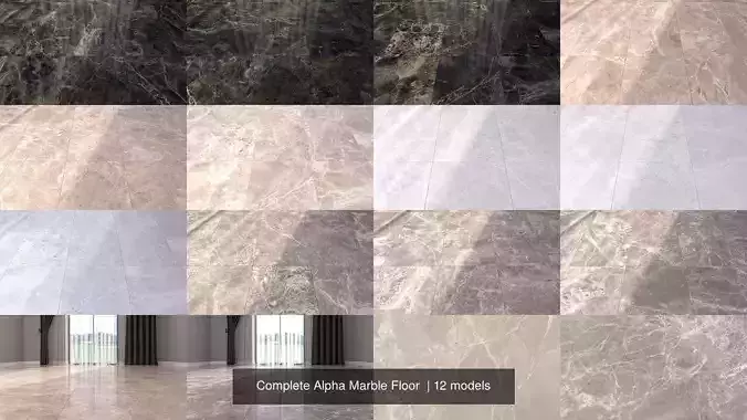 Complete Alpha Marble Floor  Texture