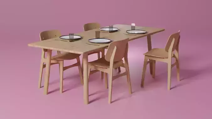 Designer Table and Chair Set