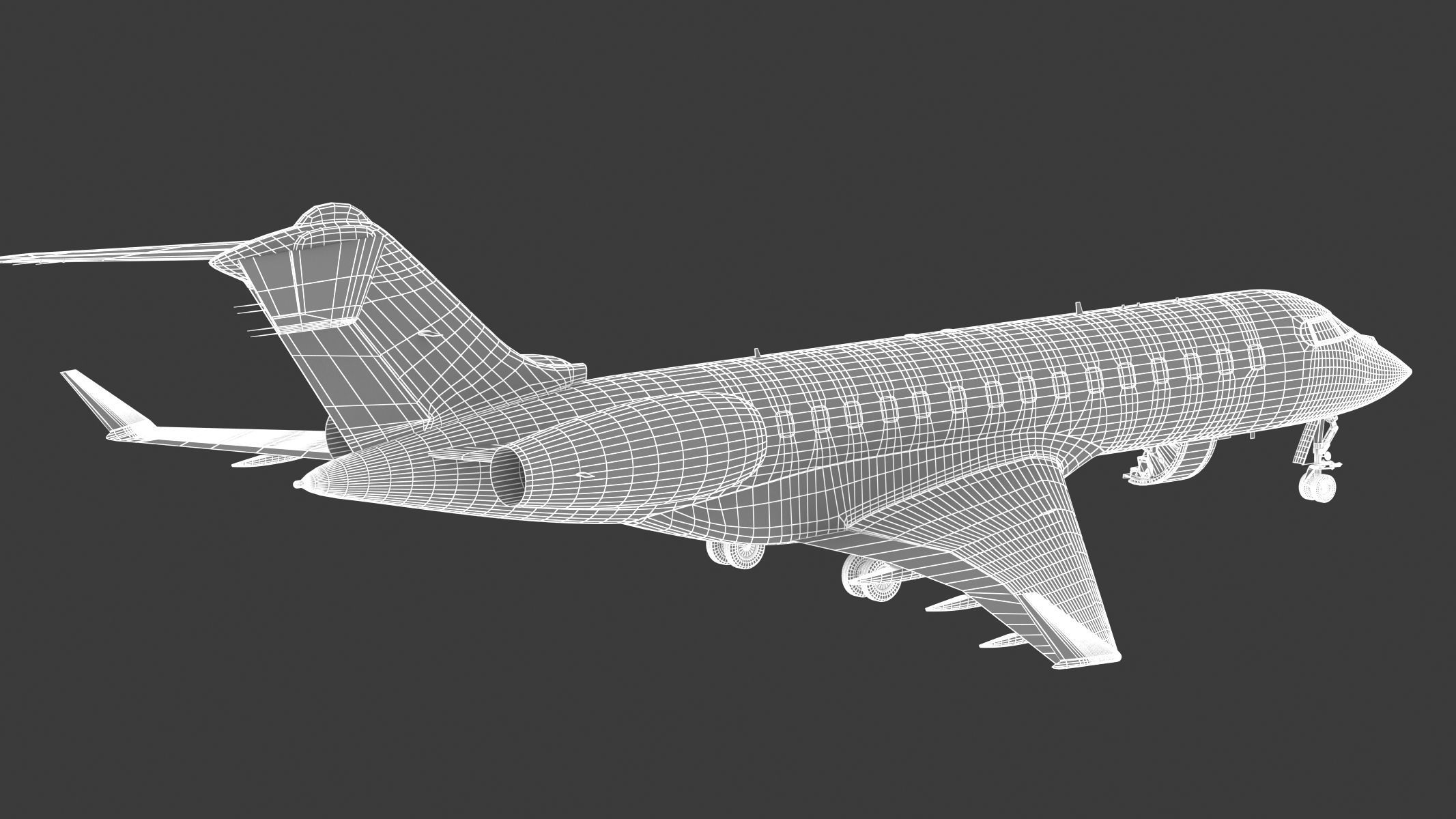 Bombardier Global 6000 3D model_26