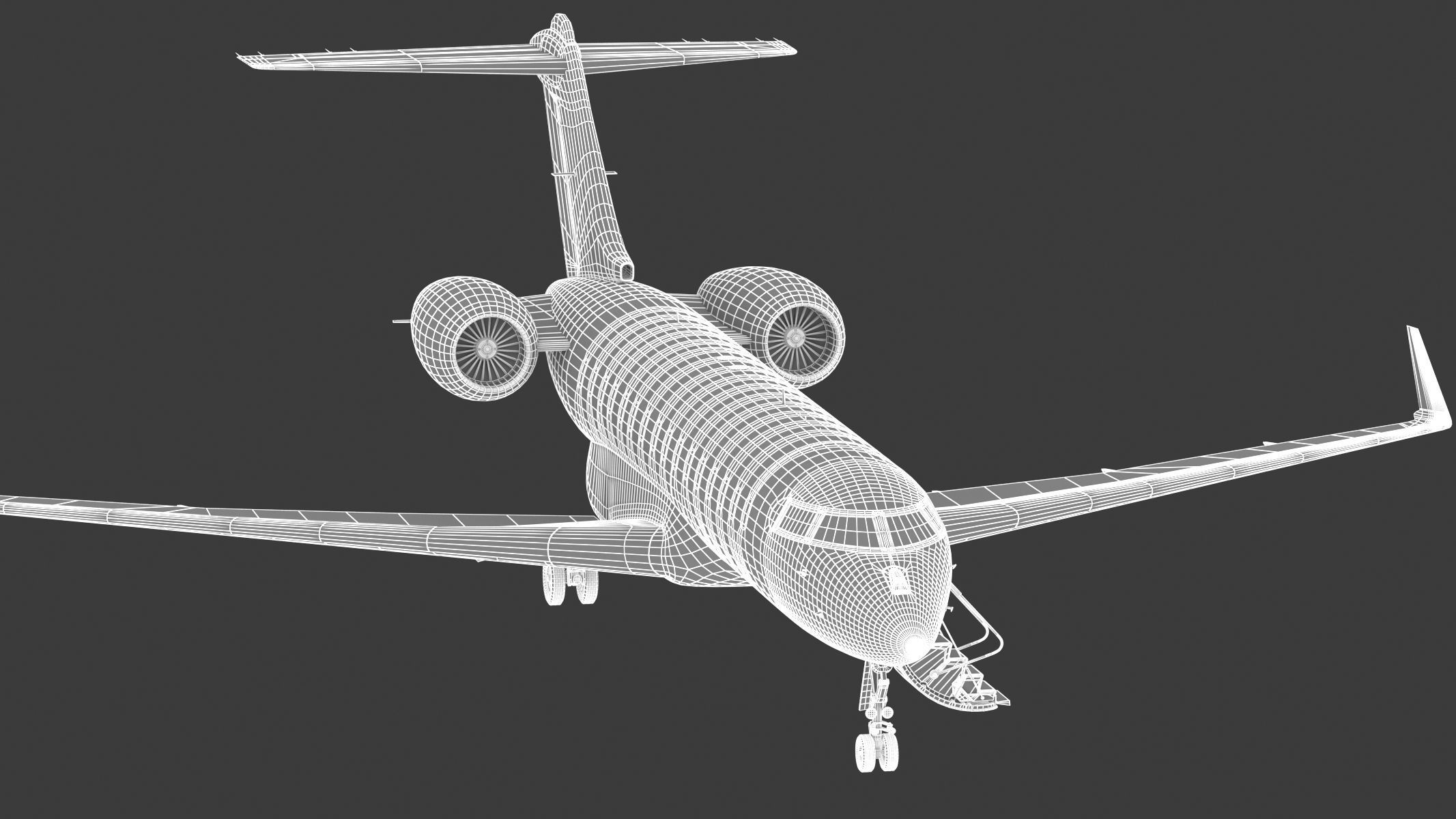 Bombardier Global 6000 3D model_23