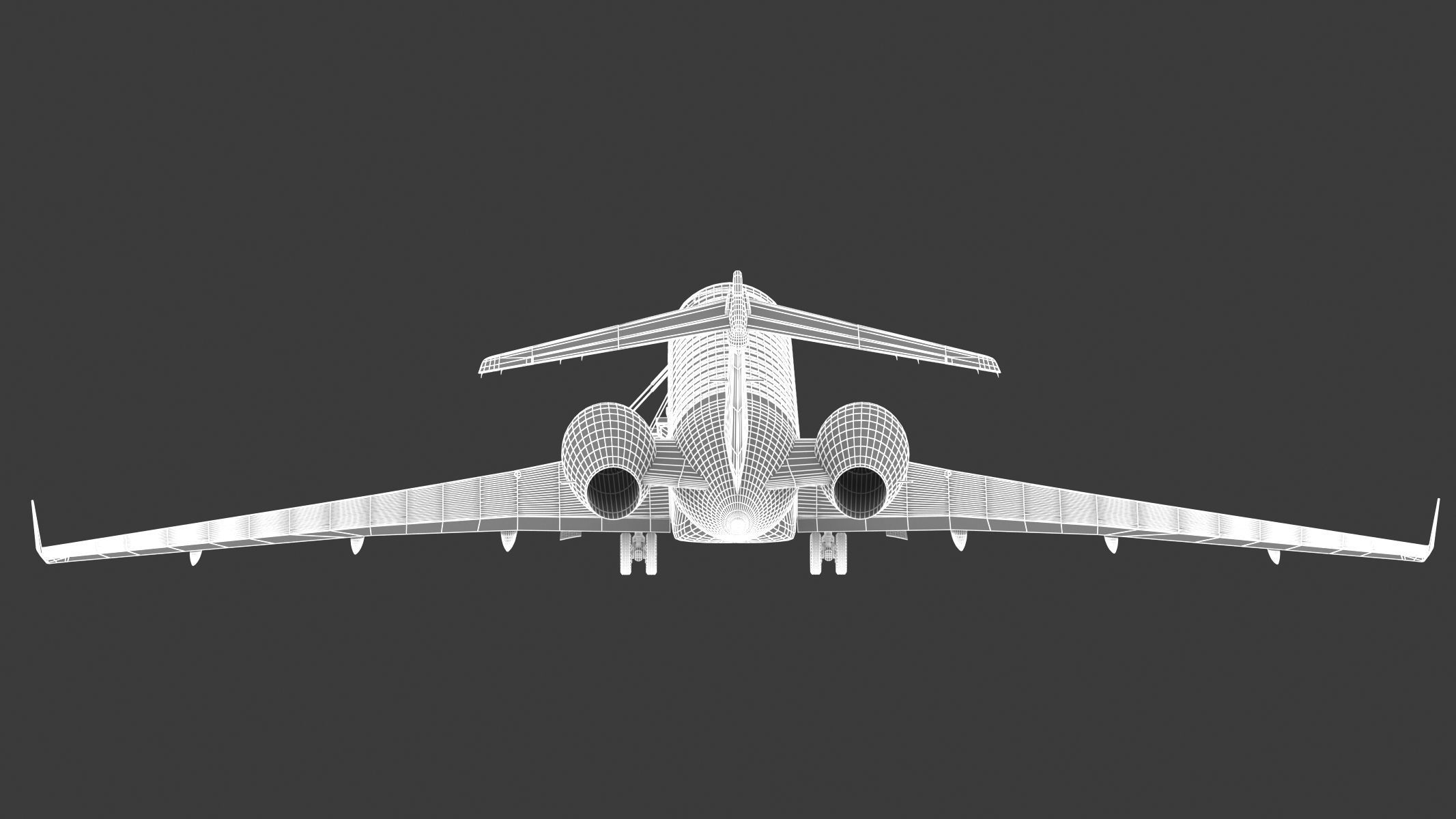 Bombardier Global 6000 3D model_28