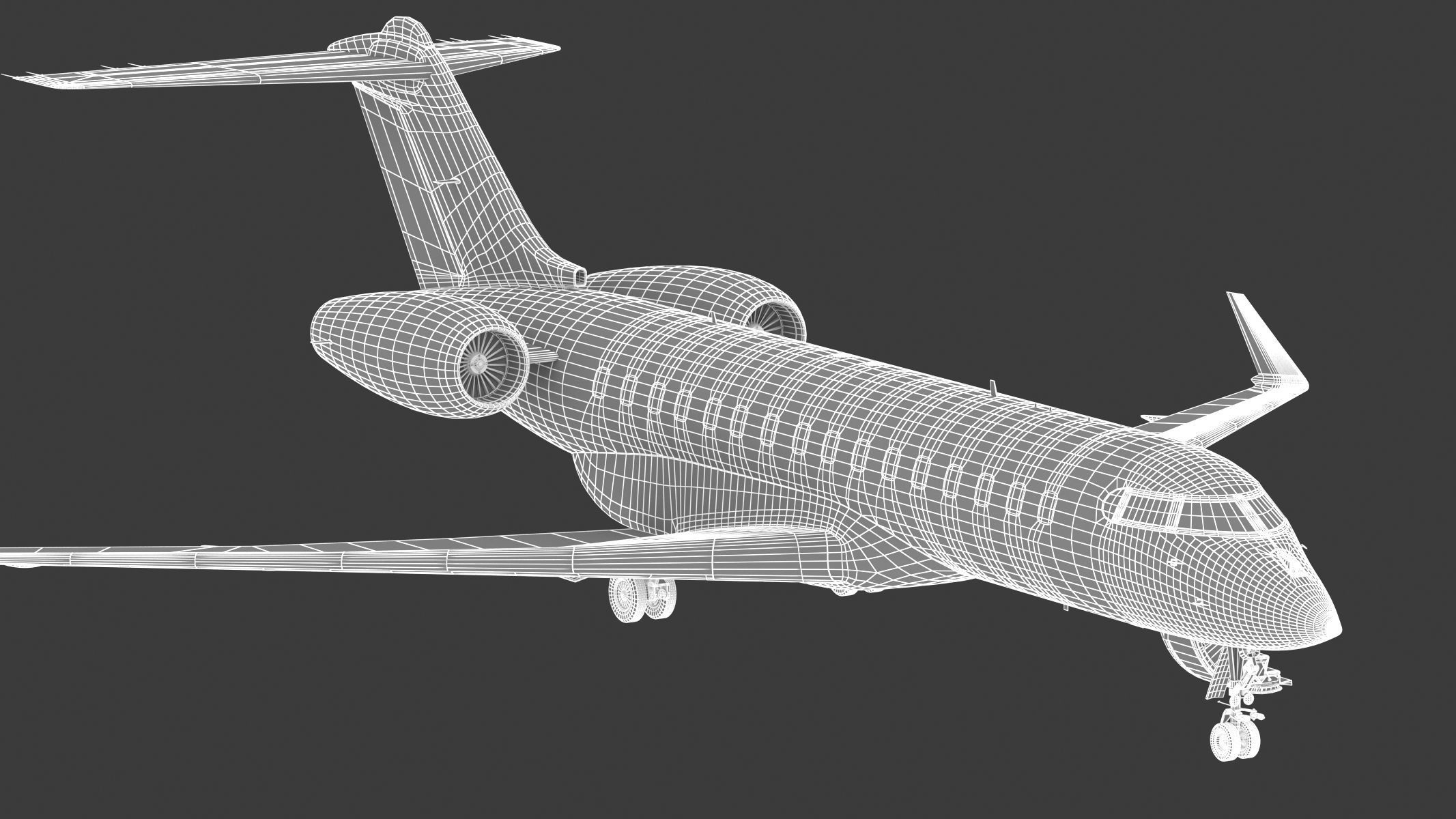Bombardier Global 6000 3D model_24