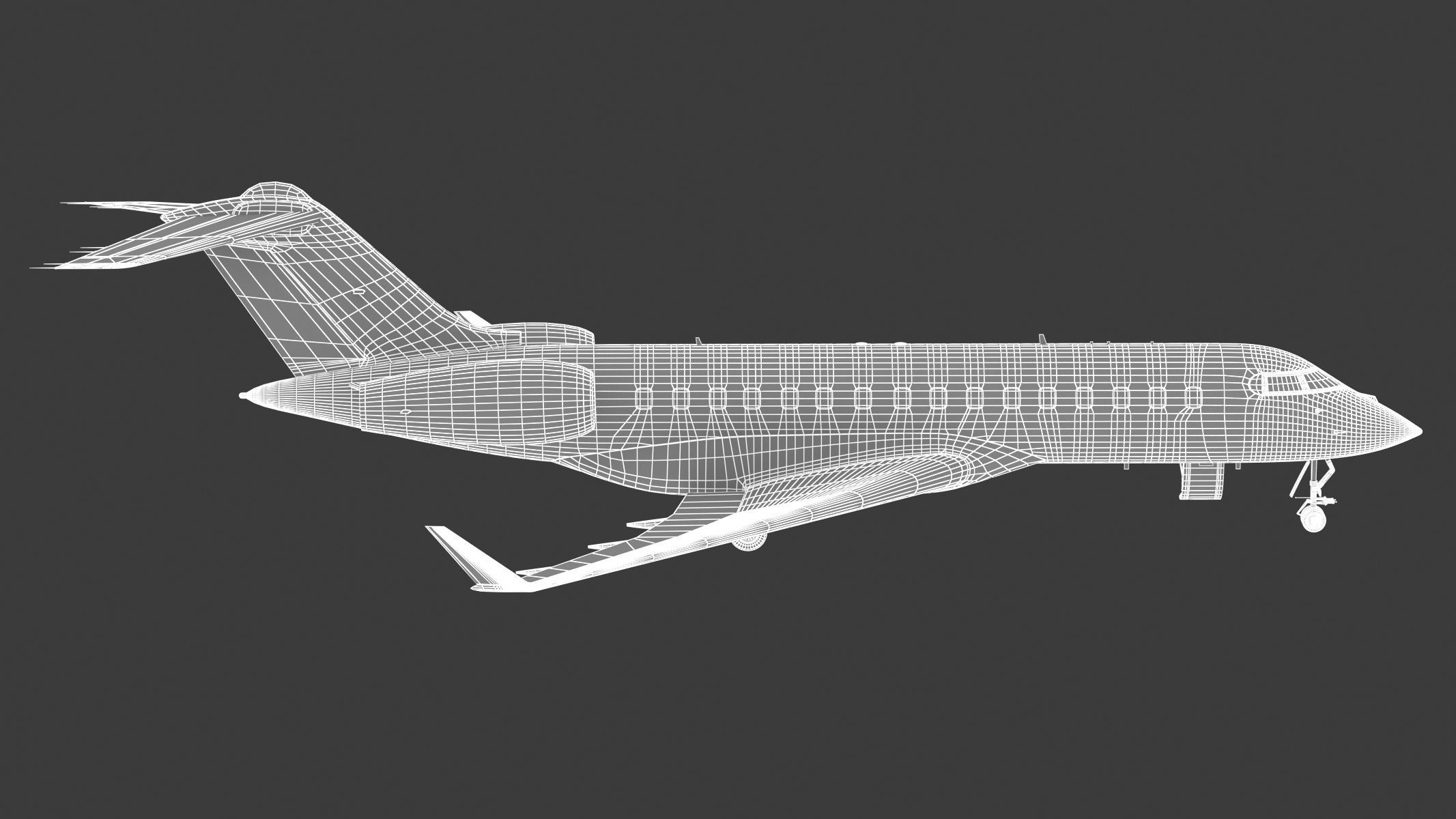 Bombardier Global 6000 3D model_25