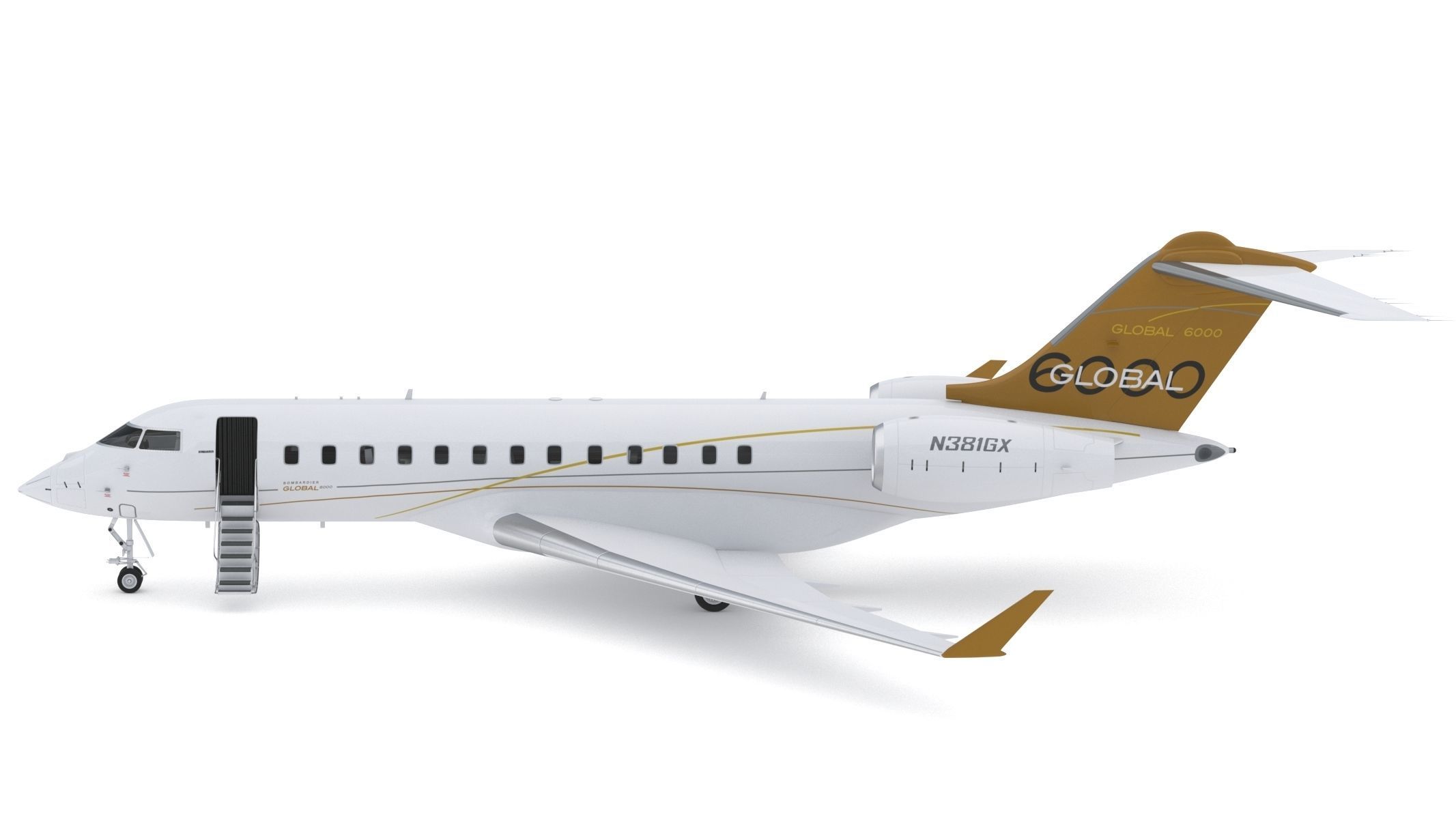 Bombardier Global 6000 3D model_10