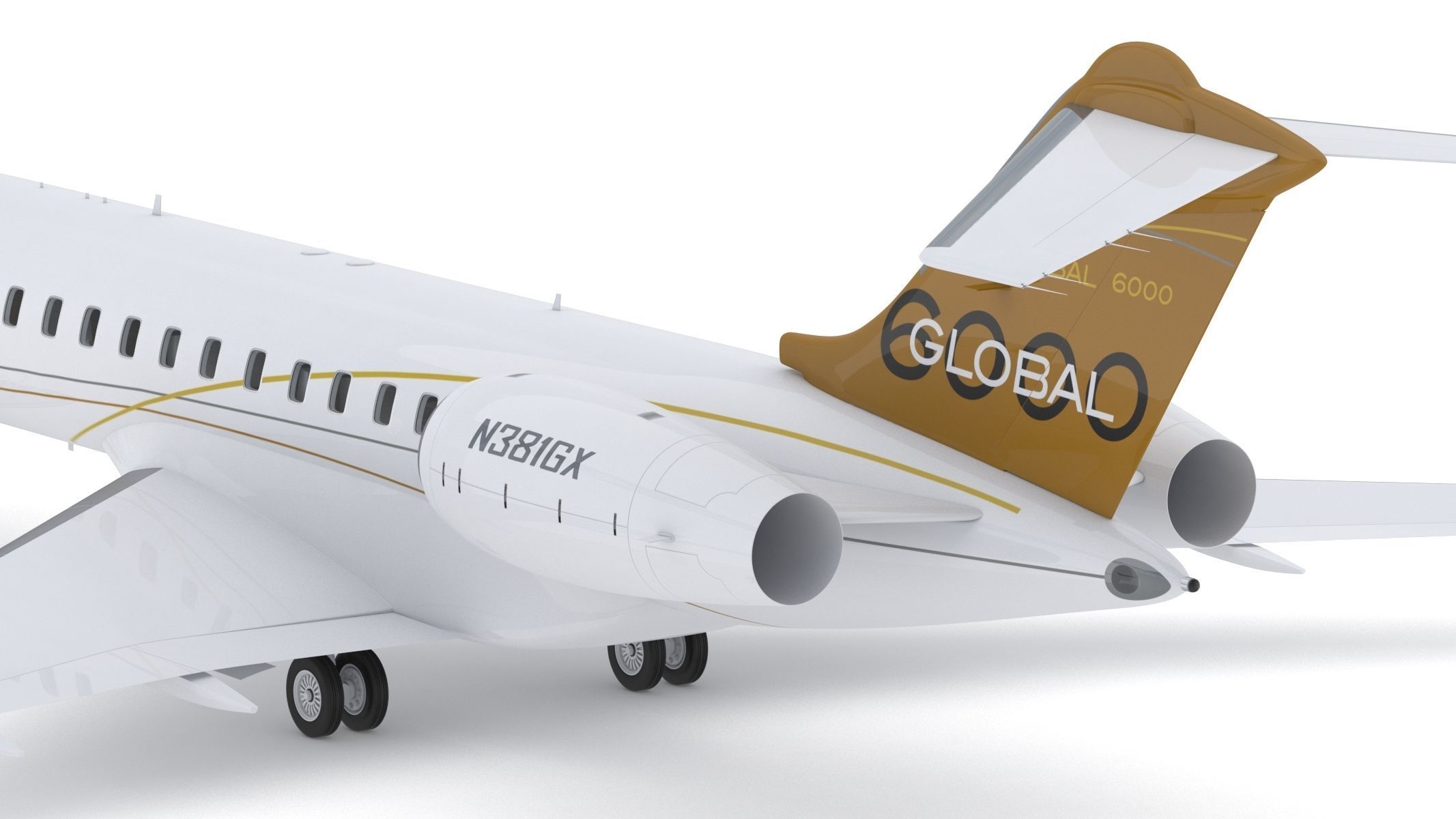 Bombardier Global 6000 3D model_19