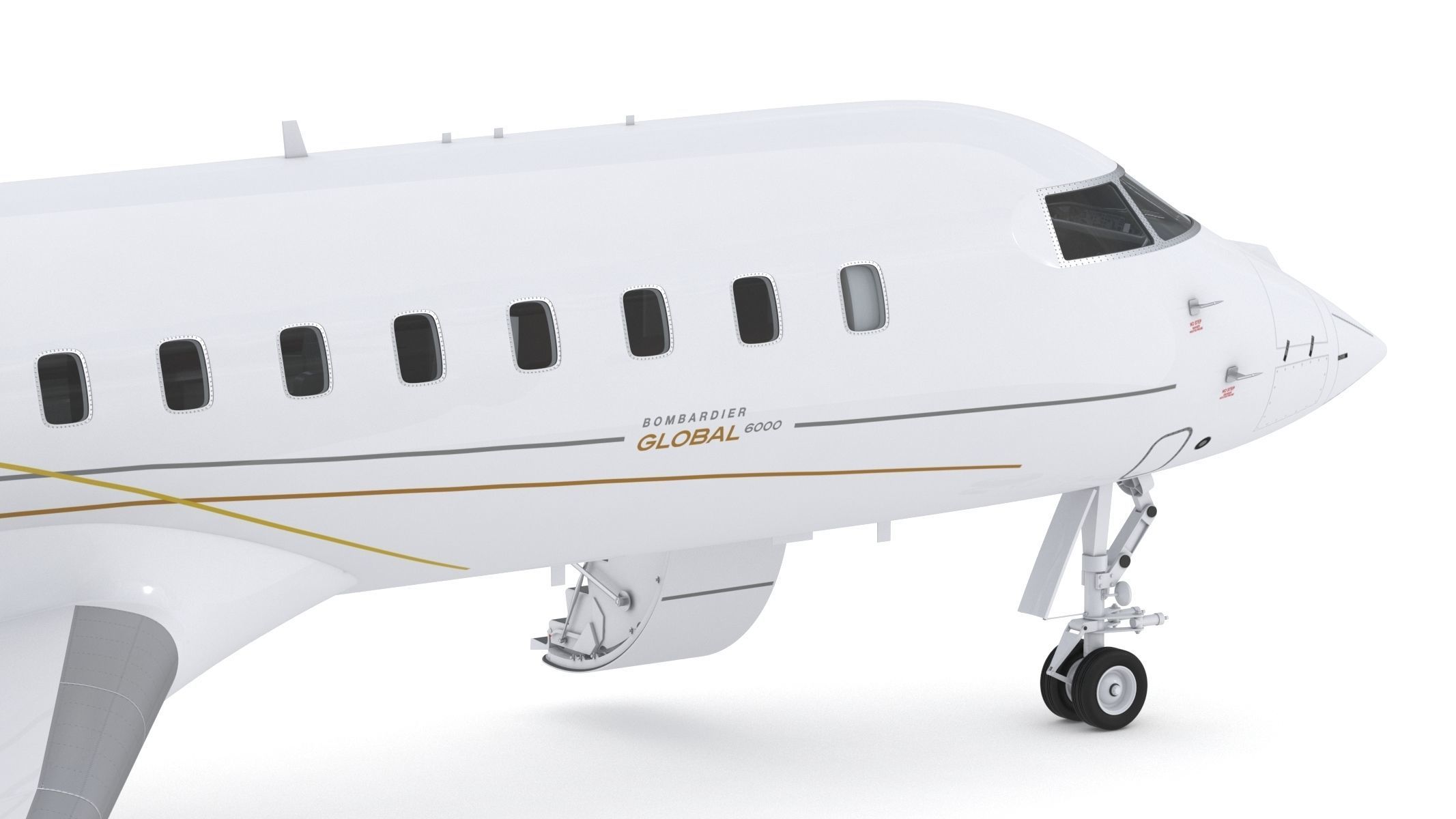 Bombardier Global 6000 3D model_16