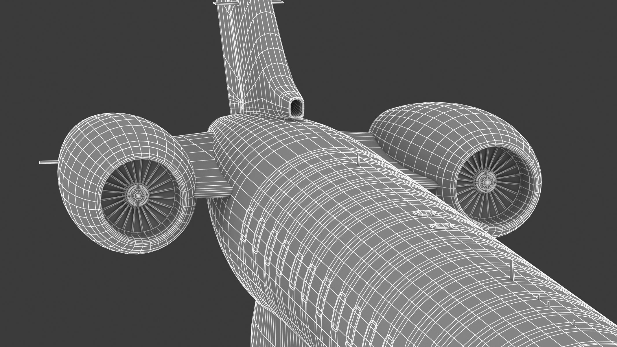 Bombardier Global 6000 3D model_33