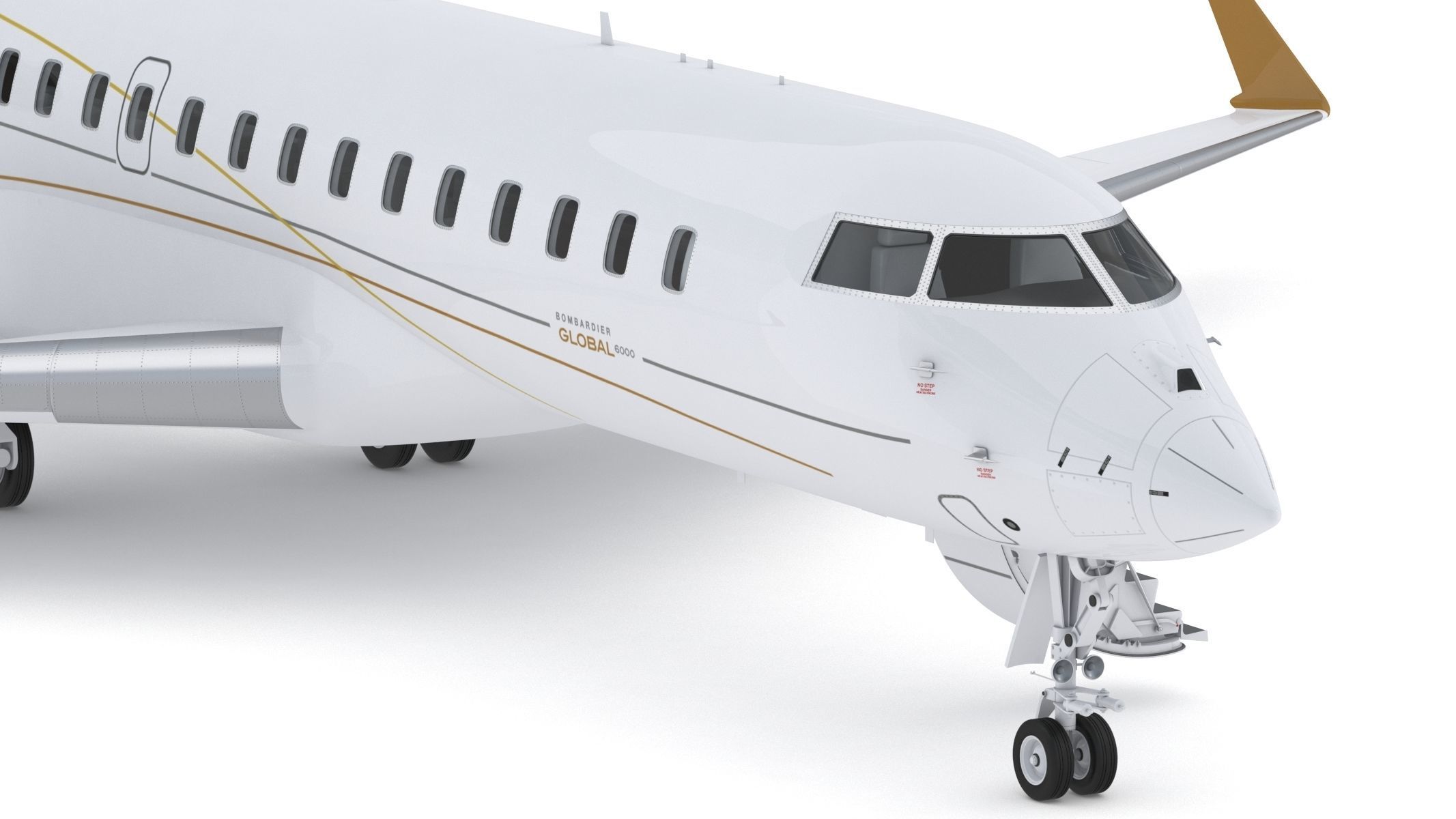 Bombardier Global 6000 3D model_14