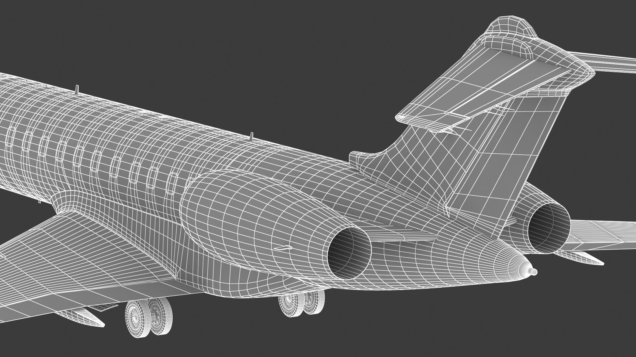 Bombardier Global 6000 3D model_39