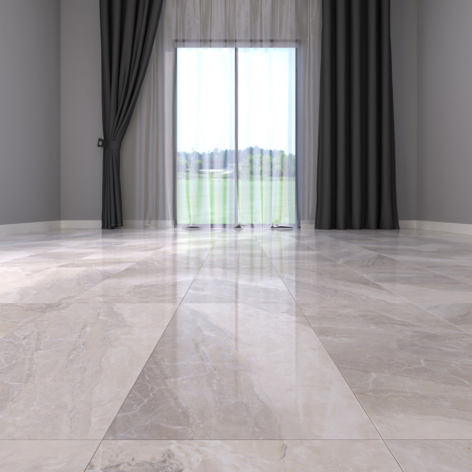 Marble Floor Alpin Grey Texture_4