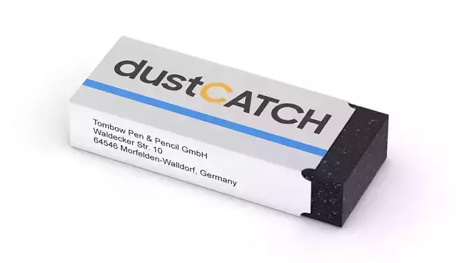 Eraser dust catch box 3D model