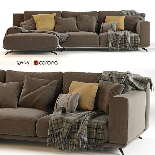 Dalton sofa by Ditre Italia 3D model