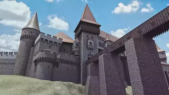 Corvin Castle 3D model