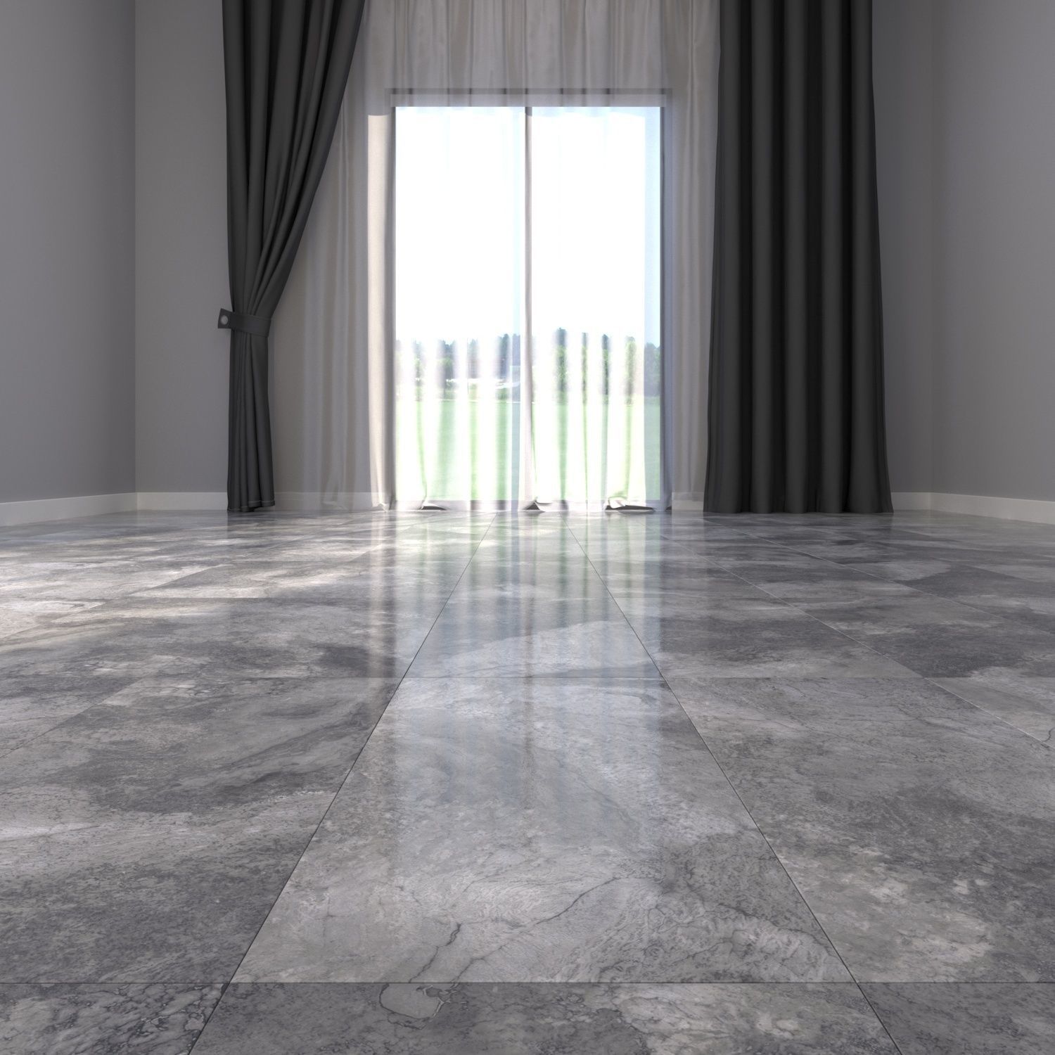 Marble Floor Bizantino Argento Set 2 Texture_4