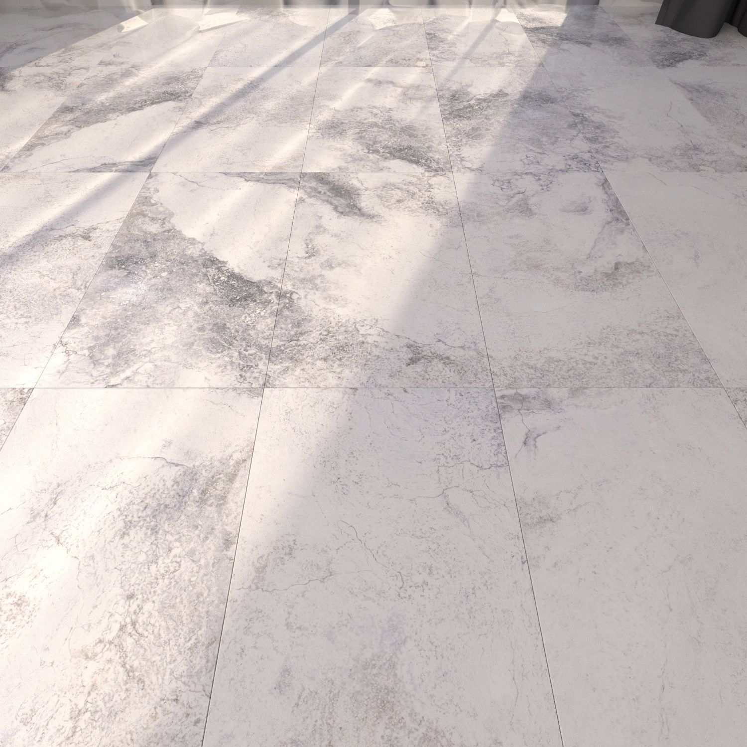Marble Floor Bizantino Bianco Set 2 Texture_3