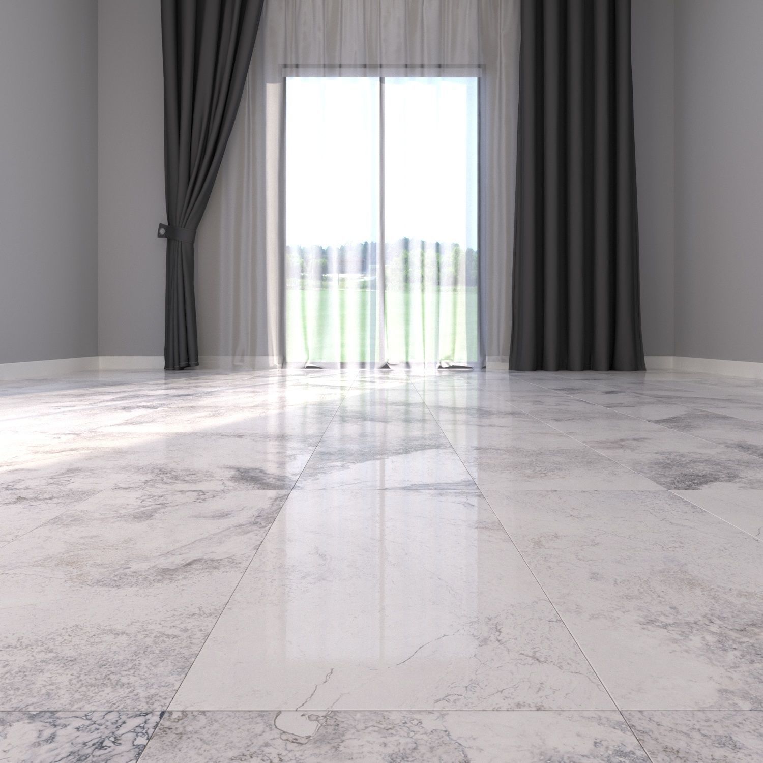 Marble Floor Bizantino Bianco Set 2 Texture_1