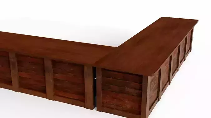 Middle age tavern balcony