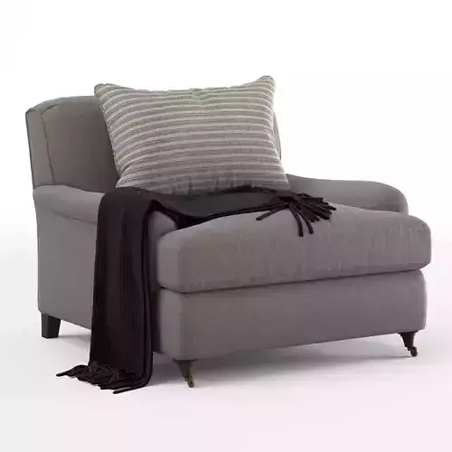 Belgian Classic Roll Arm Chair