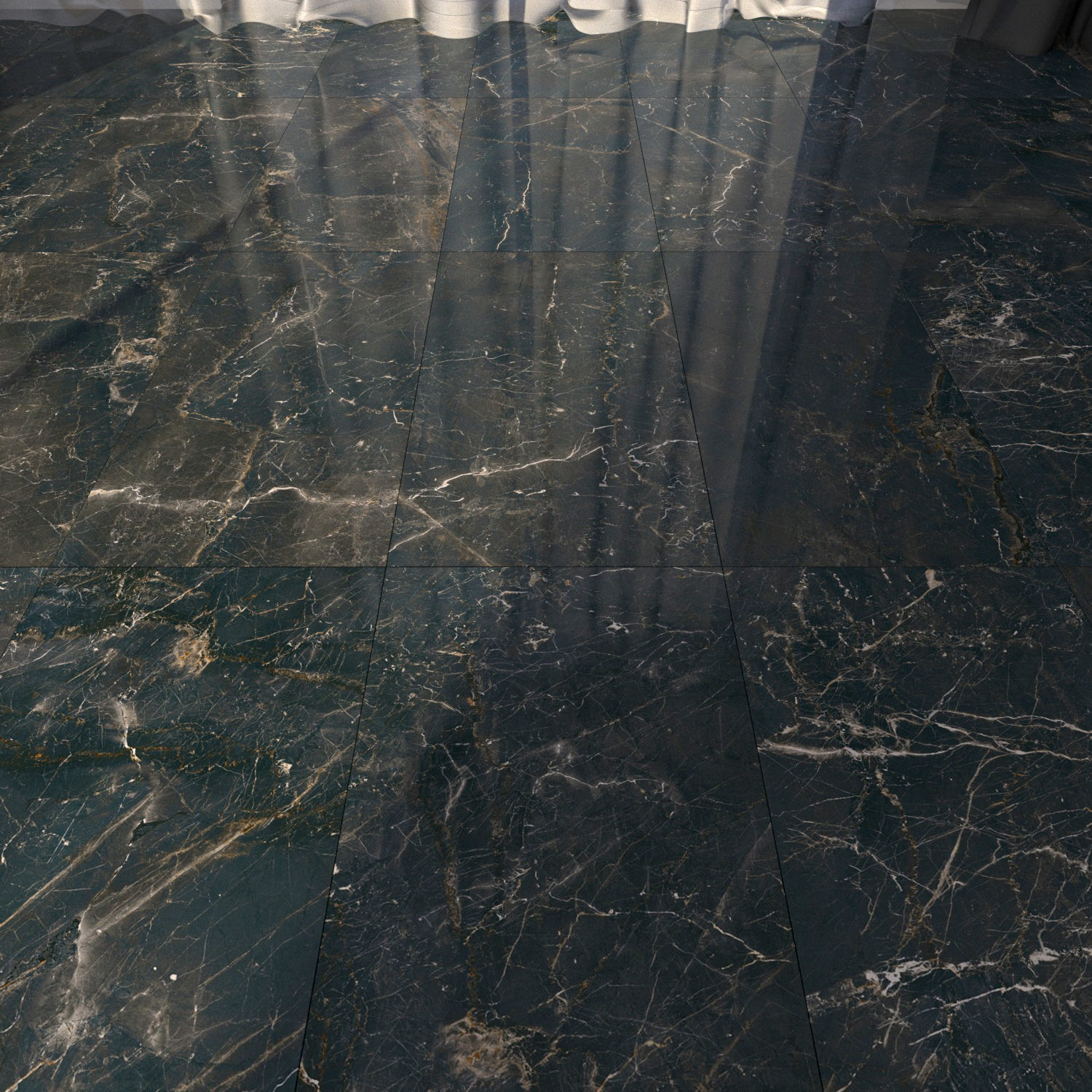 Marble Floor Carelia Black Set 1 Texture_3