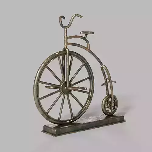 Souvenir bicycle Low-poly 3D model
